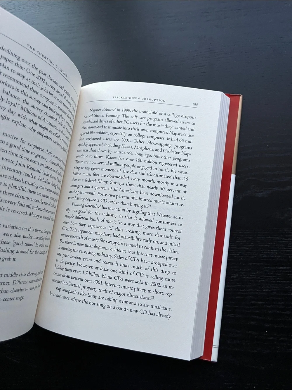 Harcourt David Callahan The Cheating Culture Hardcover Book White Red 6
